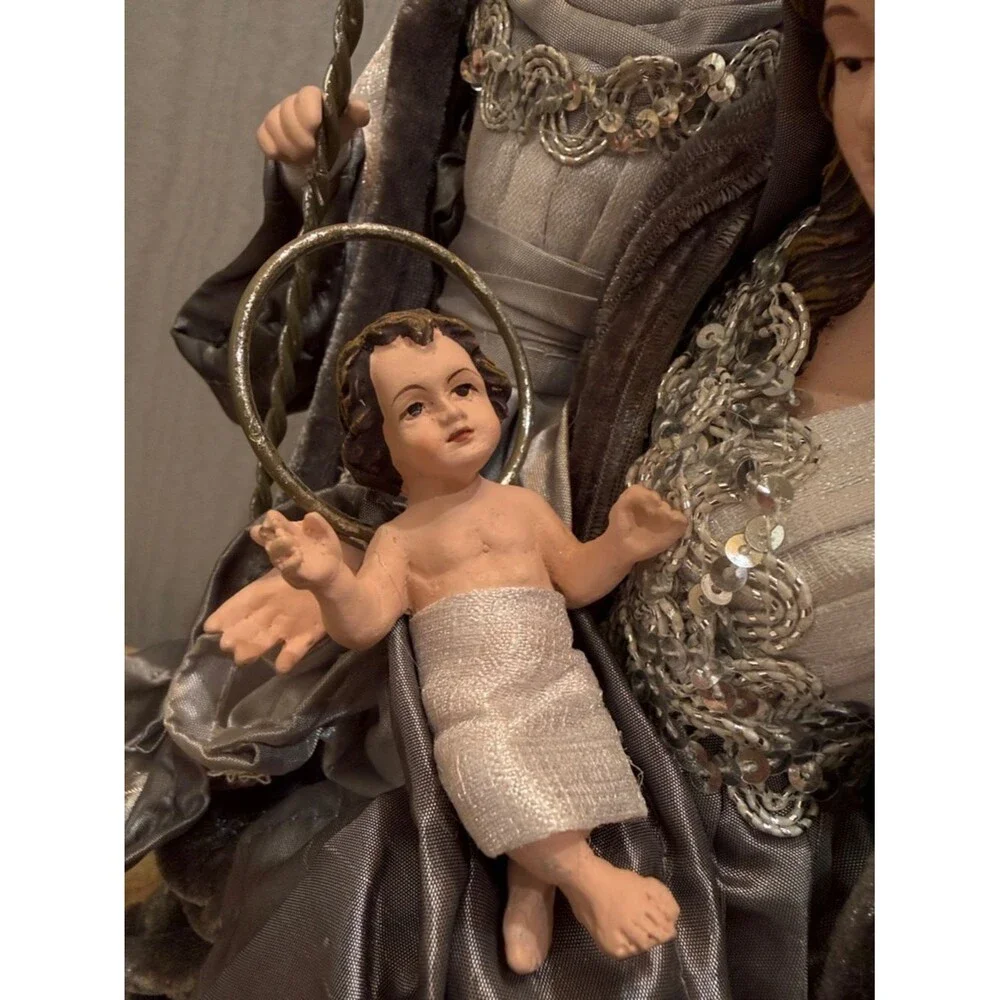 Vintage Holy Family Nativity Mary Joseph Baby Jesus